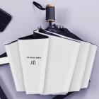 umbrella rain women three fold thickened black glue sunscreen sun umbr_1